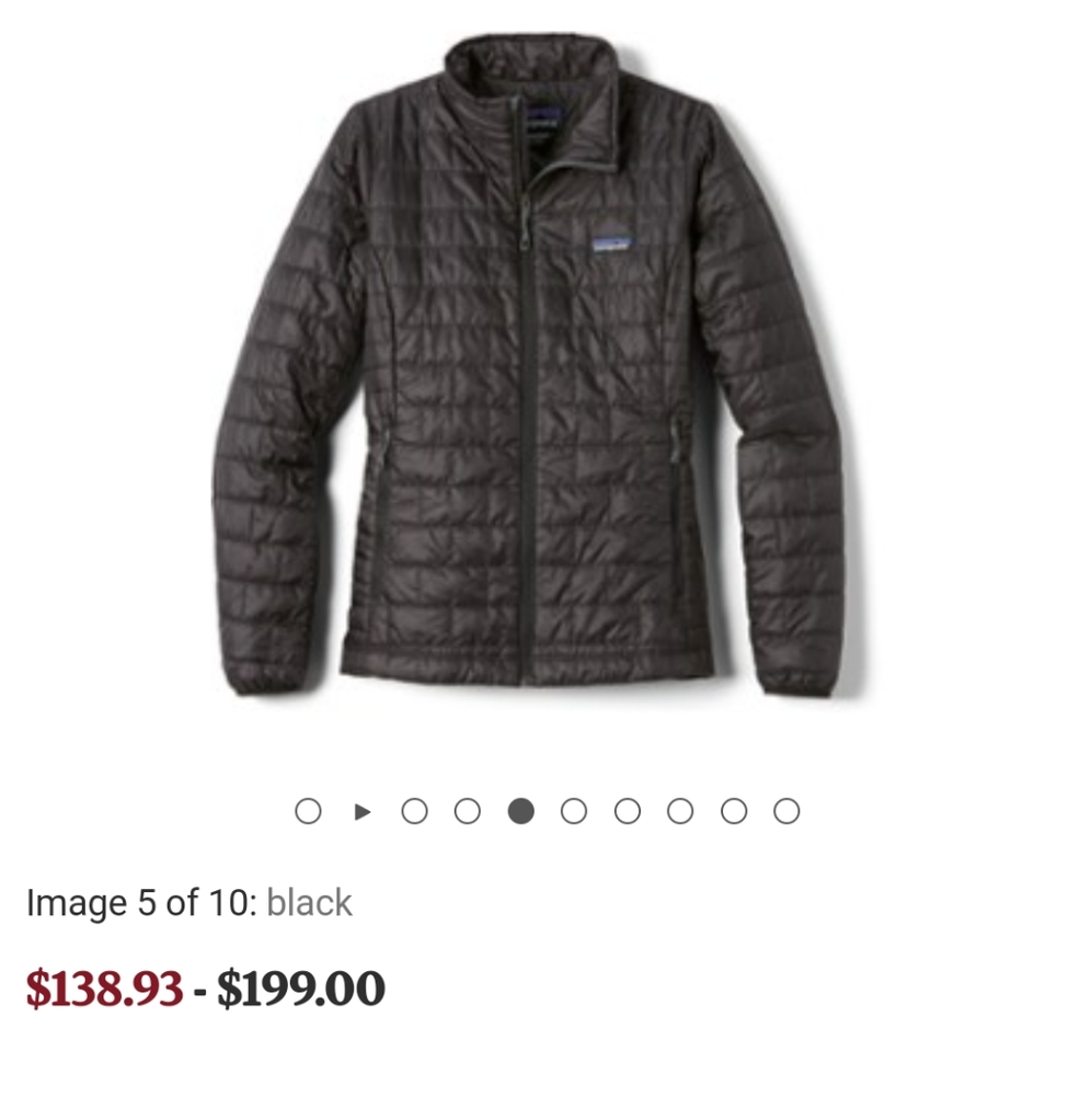 Patagonia nano puff jacket - Women's black